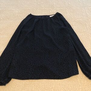 Loft XXSP blouse- animal print
